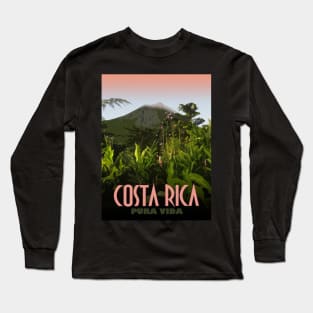 Costa Rica Pura Vida Long Sleeve T-Shirt